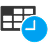 Kalendar und Uhr Symbol