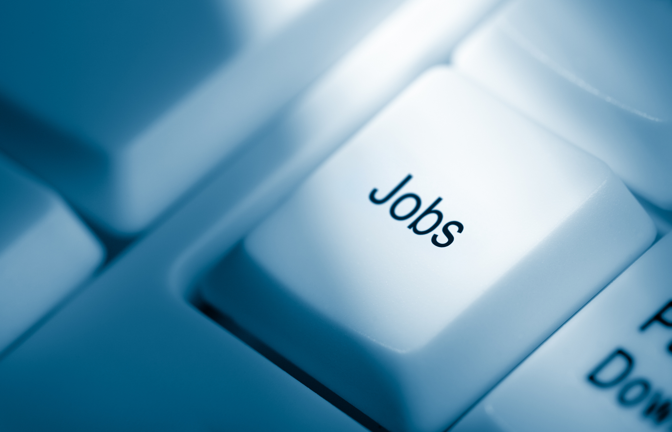 Bild von Tastatur mit dem Wort "Jobs" drauf